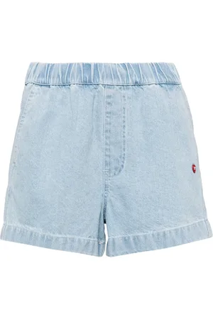Chocoolate Logo patch high-rise shorts