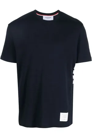 Thom Browne 4-Bar logo-patch T-shirt
