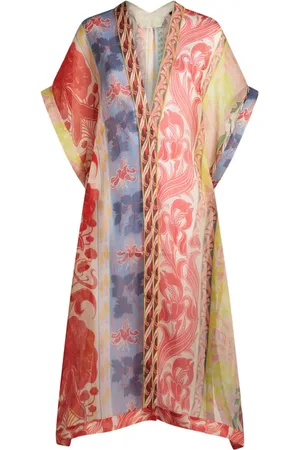 Etro Graphic-print crepe kaftan dress