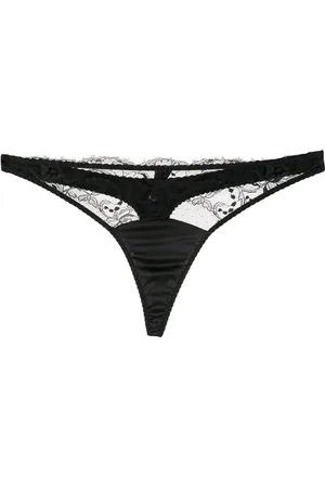 Fleur of England Sheer lace thong