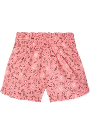 OFF-WHITE Bandana-print cotton shorts