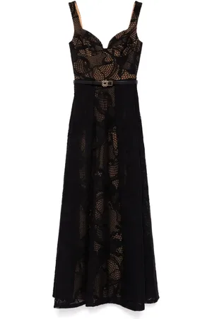 Elie saab Embroidered tulle dress