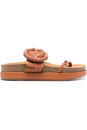 JOHANNA ORTIZ Broadwalk Romance leather slides