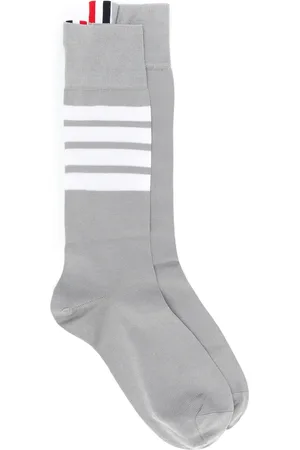 Thom Browne 4-Bar Mid-Calf Cotton Socks