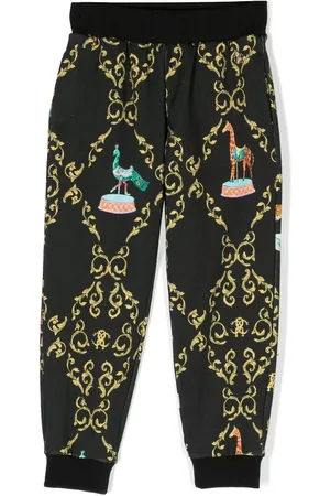 Roberto Cavalli Art deco-print track trousers