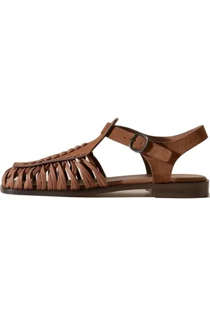 Hereu Alaro woven-detail sandals