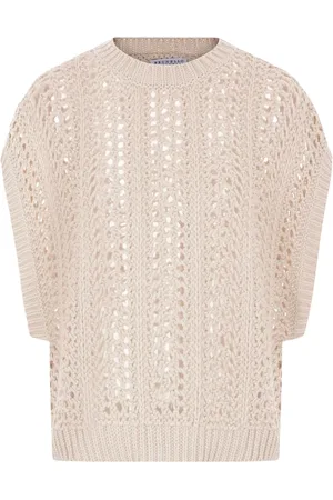 Brunello Cucinelli Open-knit T-shirt