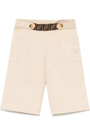 Fendi Embroidered-logo trousers