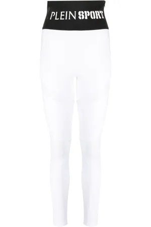 Philipp Plein Elasticated logo-waistband leggings