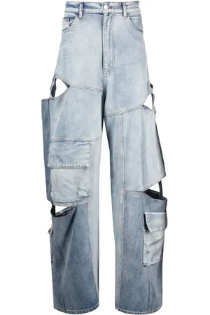 Natasha Zinko Cut-out cargo jeans