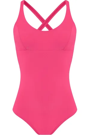 AMIR SLAMA Criss-cross swimsuit