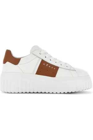 Hogan H-Stripes lace-up leather sneakers