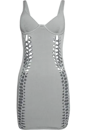 DION LEE Braid-embellished mini dress
