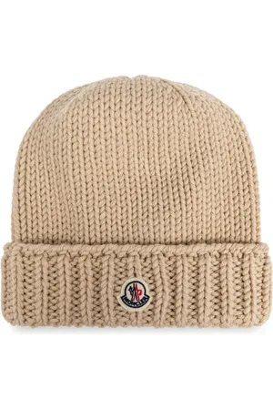 Moncler Logo patch beanie
