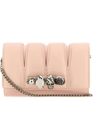 Alexander McQueen The Slash leather clutch bag
