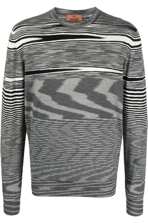 Missoni Striped intarsia-knit wool jumper