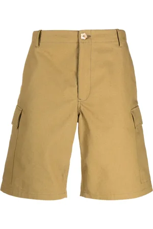 Kenzo Multi-pocket cotton cargo shorts