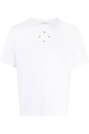 CRAIG GREEN Eyelet-detail short-sleeve T-shirt
