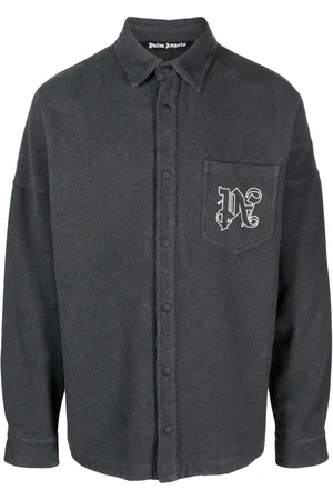 Palm Angels Logo-print shirt jacket