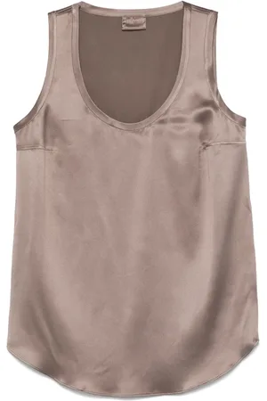 Brunello Cucinelli Satin top