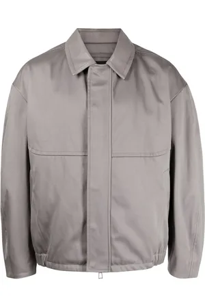 SONGZIO Drop-shoulder padded bomber jacket