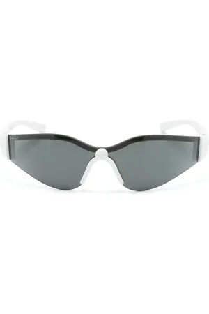 Gucci Interlocking G shield-frame sunglasses