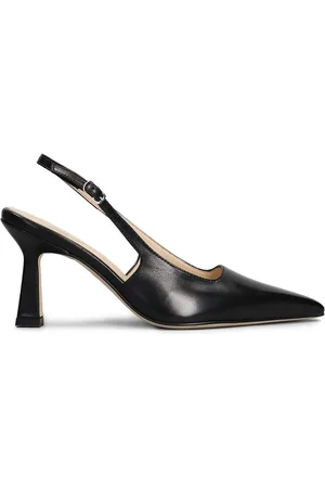 ANNA F. 65mm leather pumps