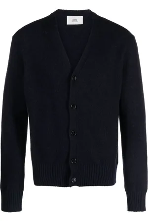 Ami V-neck cashmere-blend cardigan