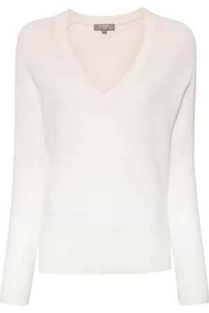 N.PEAL Gradient-effect cashmere jumper