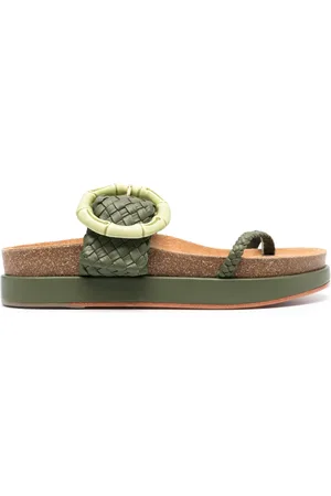 JOHANNA ORTIZ Broadwalk Romance leather slides