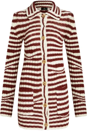 Etro Striped wool cardigan