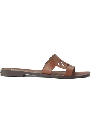 Karl Lagerfeld Skoot II leather sandals