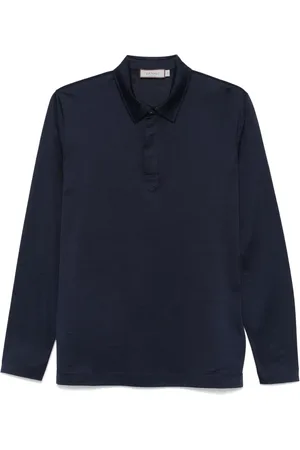 CANALI Lightweight-jersey polo shirt
