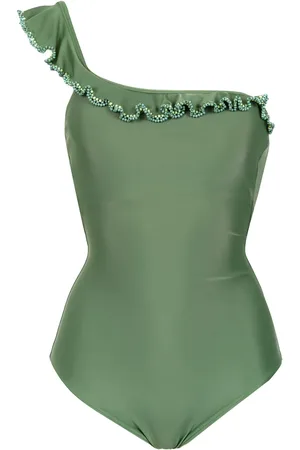 AMIR SLAMA One shoulder swimsuit