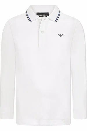 Emporio Armani Logo-print long-sleeve polo shirt