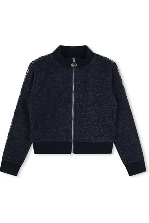 Michael Kors Logo-embellished zip-up sweatshirt