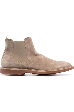 Officine creative Round-toe suede boots