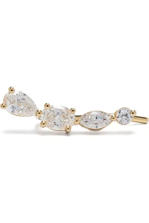 KIMAI 18kt recycled yellow Miro diamond single earring