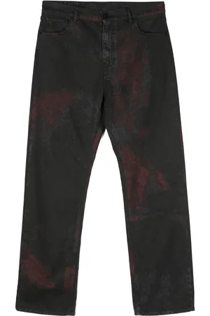 44 Label Group Corrosive 5P logo-patch jeans