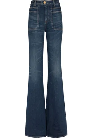 Balmain High-waisted flared jeans