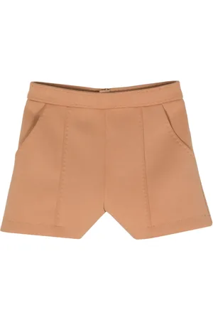 Cynthia Rowley Bonded pick-stitch shorts