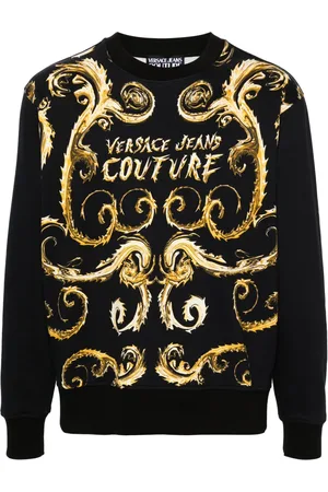 VERSACE Couture Chain cotton sweatshirt
