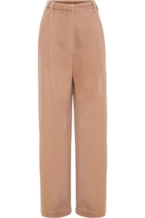 Brunello Cucinelli Pleated wide-leg trousers