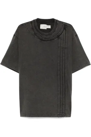 Feng Chen Wang Pintuck-detail T-shirt