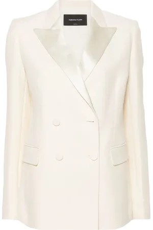 Fabiana Filippi Double-breasted crepe blazer