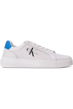 Calvin Klein Logo-print leather sneakers