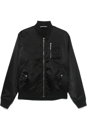 Palm Angels Curved-logo bomber jacket