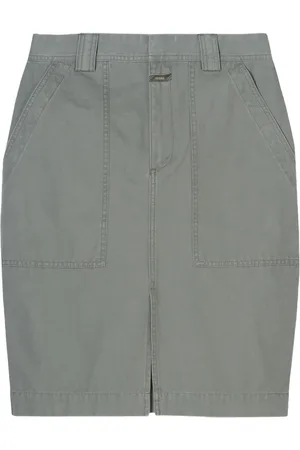 Closed Cotton midi skirt