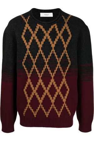 PRINGLE OF SCOTLAND Argyle-pattern wool jumper