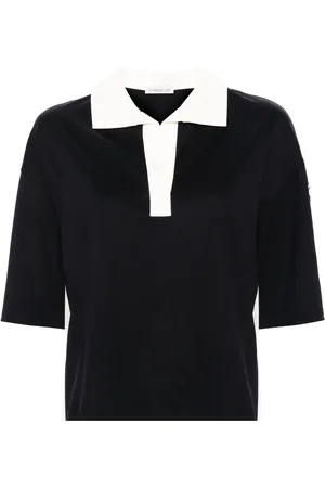Moncler Logo-patch cotton polo shirt